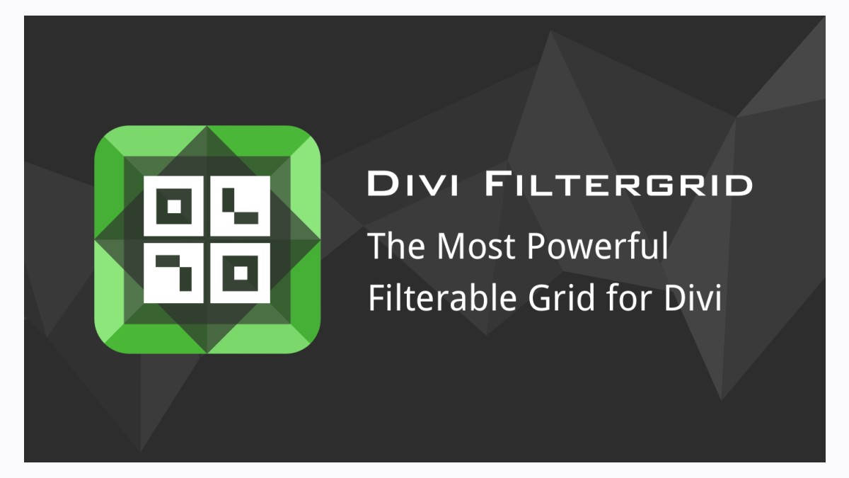 Divi FilterGrid