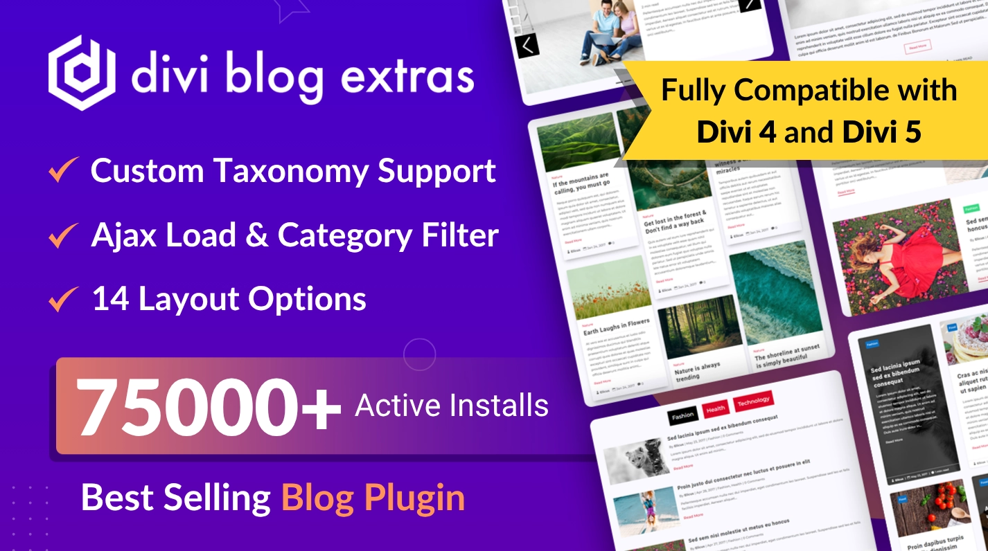 Divi Blog Extras